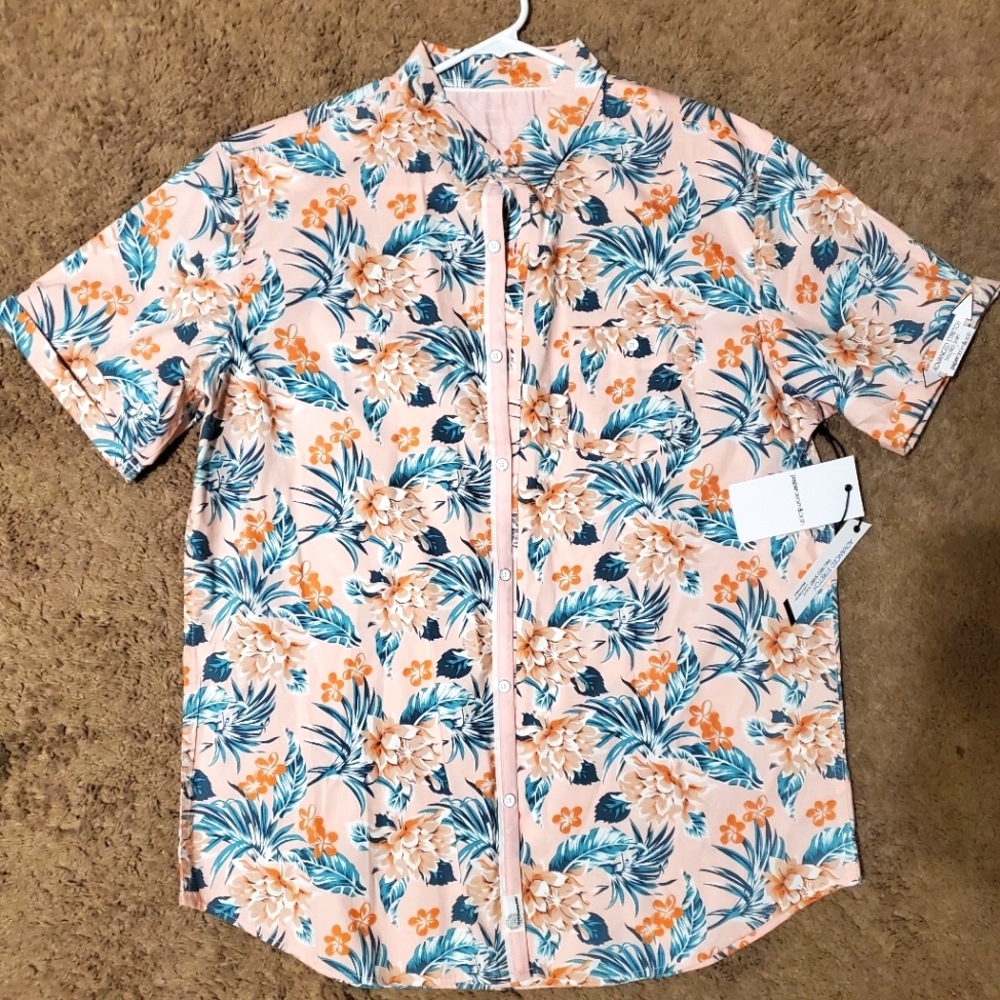 MENS  SIZE XL HAWAII THEMED SHIRT BY PAPERDENIM&CLOTH NWT